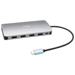 I-TEC USB-C Metal Nano Dock 2x DP 1x HDMI 1x GLAN 1x Audio/M
