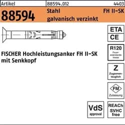 fischer Hochleistungsanker FH II 15/50 SK