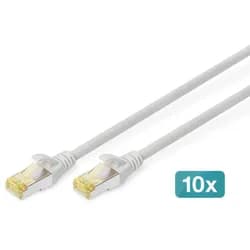 patch cable - 50 cm - grey - Grau - 0.5m
