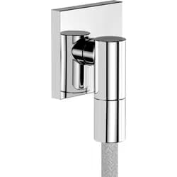 Hansgrohe Wandanschluss FixFit Fine E mit Rückflussverhinderer chrom