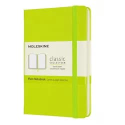 MOLESKINE Notizbuch Moleskine Classic, Notizbuch Pocket/A6 Blanko, Limetten Grün