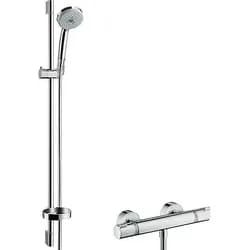 hansgrohe Croma 100 Multi Brausenkombi 90 cm, Badarmaturen, 27085000, chrom