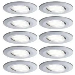 PAULMANN EBL Calla BBC/IP65 rd schw 10x680lm Chr