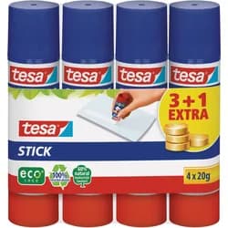 TESA Klebestifte, 3er Pack + 1 gratis, 20g