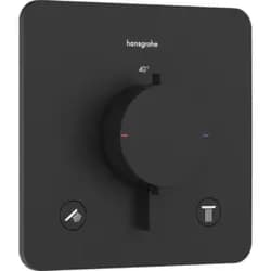 hansgrohe Thermostat Ecostat Comfort Q UP, f 2 Verbr., 24 l/min, schwarz matt