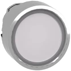 Illuminated pushbutton head