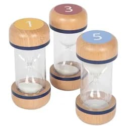 Small Foot Lernspielzeug Sanduhren-Set Educate (3-St) bunt