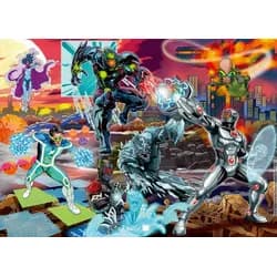 Ravensburger Puzzle Erwachsenenpuzzle 1000 Teile - Justice League - Cyborg, Puzzleteile