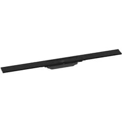 hansgrohe RainDrain Flex Duschrinne 800mm, schwarz matt, Fertigset, kürzbar