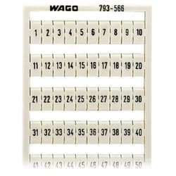 WAGO WMB-Bezeichnungssystem W: 1-50(2x) 793-566