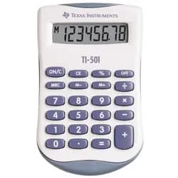 TEXAS INSTRUMENTS Taschenrechner TI-501 weiß