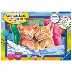 Ravensburger Malen nach Zahlen Classic Serie C Verschmuste Kätzchen 28986