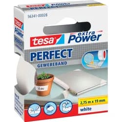 tesa Gewebeband »Extra Power« 56341 weiß, 1.9 cm