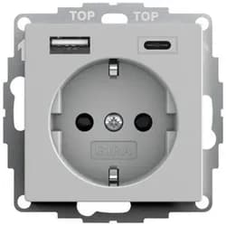 Gira Steckdose+USB 2459015