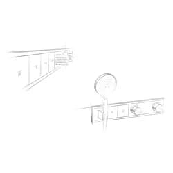 Hansgrohe RainSelect, Waschbecken, Chrom - Silber