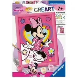 Ravensburger Malen nach Zahlen CreArt, Bezaubernde Minnie, Made in Europe bunt