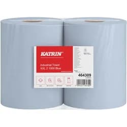 KATRIN® Putztuchrollen 2-lagig blau