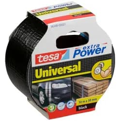 tesa® 56348 Gewebeband extra Power 10 m × 48 mm schwarz
