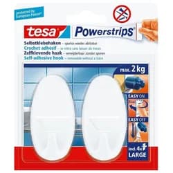 tesa Klebehaken 3.8 cm x 7 cm weiß