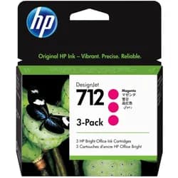 712 / 3ED78A 3-Pack Magenta Ink