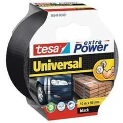 tesa® 56348 Gewebeband extra Power 10 m × 48 mm schwarz