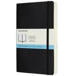 Moleskine Classic Gepunktetes Notizbuch L 400 Seiten schwarz weicher Einband