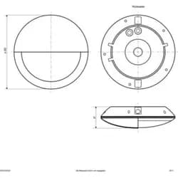 EVN LED-Wandleuchte IP65 WE30181525