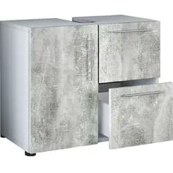 VCM Badunterschrank "Flandu" Beton-Optik