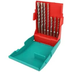 Trijet Ultimate SDS-plus Hammerbohrer, Set 7-Stück Ø 5/6/6/8/8/10/12 mm