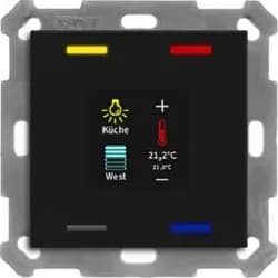MDT KNX Taster, Schalter + Taster, Schwarz