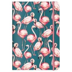 Kugelschreiber Notizbuch A5 Pink Flamingo