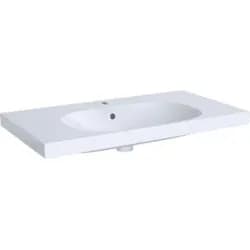 Geberit Waschtisch Acanto 90x48,2cm, m Abl, m HL, ÜL, we. K-Tect