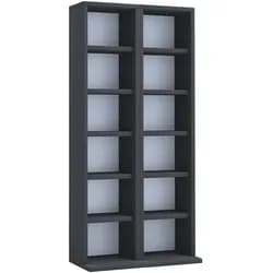 CD-Regal Milano in Schwarz, B: 42 cm