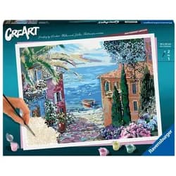 Ravensburger 20218 CreArt Adults Premium - Mediterrane Landschaft