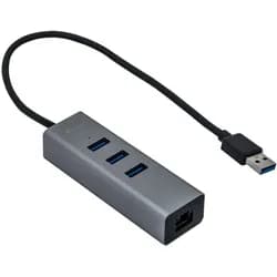 USB 3.0 Metal 3-Port USB-Hubs - 3 - Grau