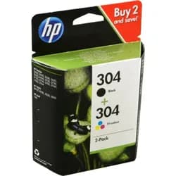 HP 304 schwarz + CMY