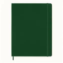 Moleskine Classic Kariertes Notizbuch XL 192 Seiten Waldgrün harter Einband