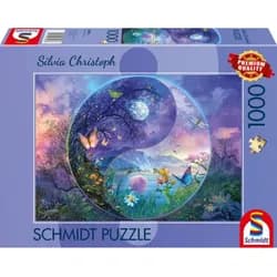 Schmidt Spiele Puzzle Yin & Yang, Fantastische Insektenwelt, 1000 Puzzleteile