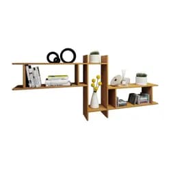 Wandregal Sirola Maxi ca. 188x80x20 cm Buchefarben