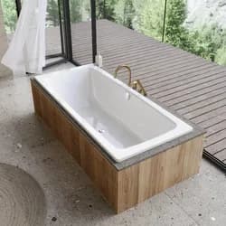 Kaldewei Cayono Duo Rechteck-Badewanne Stahl-Emaille 272500010001
