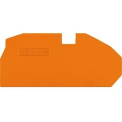 WAGO Abschlussplatte orange 2016-7692