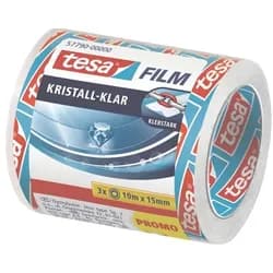 TESAfilm kristall-klar, 10m x 15mm, 3 Rollen