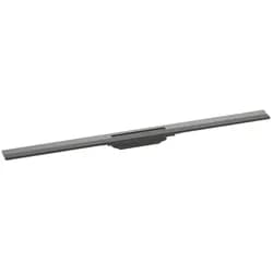 hansgrohe RainDrain Flex Duschrinne 1000mm, brush. bla vc, FM-Set, kürzbar