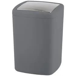 WENKO Mülleimer WENKO Schwingdeckeleimer BARCELONA BHT 20,50x28,50x20,50 cm grau grau