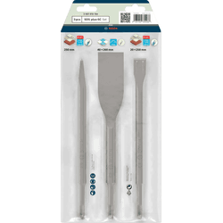BOSCH Meißel-Set 3-teilig