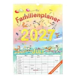 NEUMANN Wandkalender Familienplaner Cartoon 2027