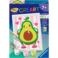 Ravensburger Spiel CreArt, Malen nach Zahlen Kinder - Avocado
