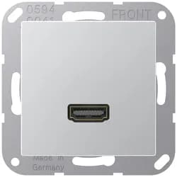 Jung Multimedia-Einsatz HDMI (aluminium)