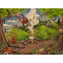 Ravensburger Puzzle Erwachsenenpuzzle 500 Teile - Bei der Waldhexe, Puzzleteile