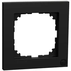 MERTEN M-Pure-Rahmen1-fach, schwarz matt